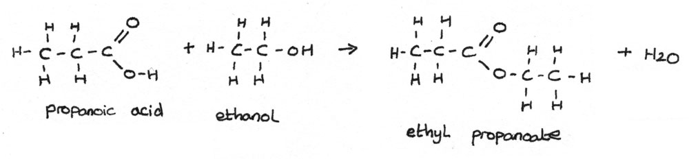 of in examples chemistry acids {2}OH CH {2}COOCH {3}CH {2}COOH \rightarrow  {3}CH CH {2 CH  {3}CH